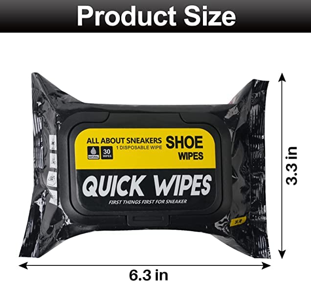 Shoe Cleaner Wipes - Pack of 2 (160pc)